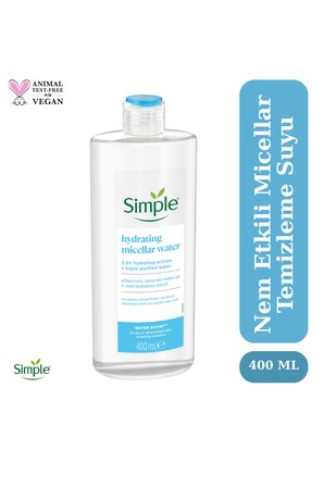 Water Boost Kuru ve Hassas Ciltler İçin Nemlendirici Micellar Makyaj Temizleme Suyu 400 ML