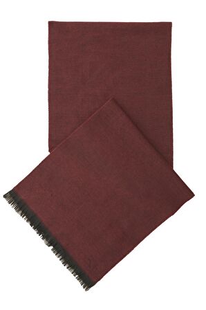 Bordo Örme Atkı
