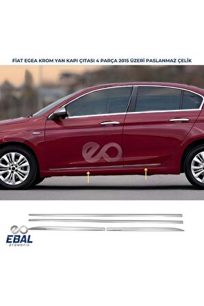 Fiat Egea Krom SEDAN-HB Yan Kapı Çıtası 4 Kapı P.çelik 2015 Üzeri