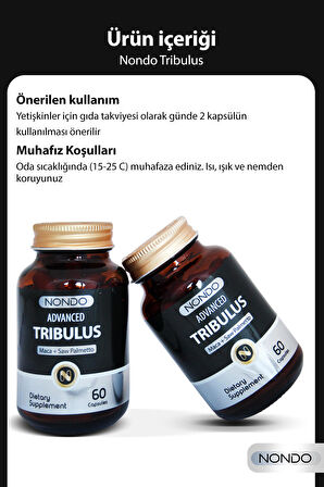 Nondo Advanced Tribulus 60 Kapsül