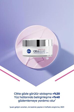 Nivea Cellular Expert Filler Yoğun Yaşlanma Karşıtı Gündüz Bakım Yüz Kremi 50ml, Spf15, Hyaluronik Asit