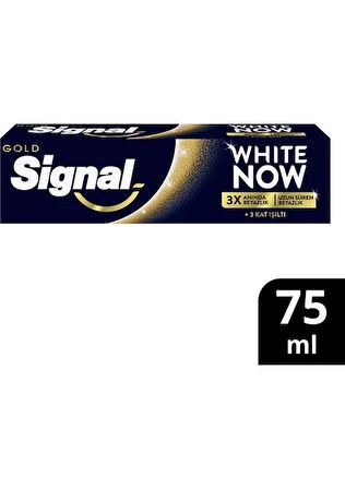 Signal White Now Gold Beyazlatıcı Florürlü Diş Macunu 75 ml