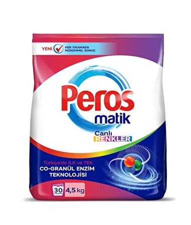 Peros Matik Canlı Renkler 4,5kg