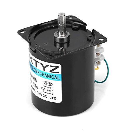 220V AC 28W 60 RPM 68KTYZ Daimi Mıknatıslı Motor