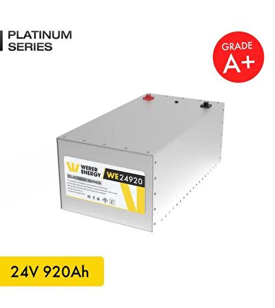 24V 920Ah LiFePO4 Platinum Series Bluetooth'lu Lityum Demir Fosfat Akü 