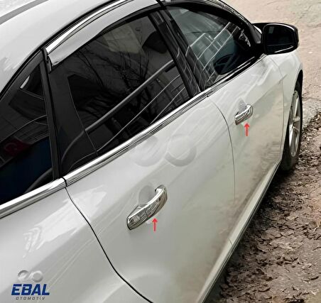 Ford Focus Krom Kapı Kolu 4 Kapı 2005-2018 Arası Paslanmaz Çelik