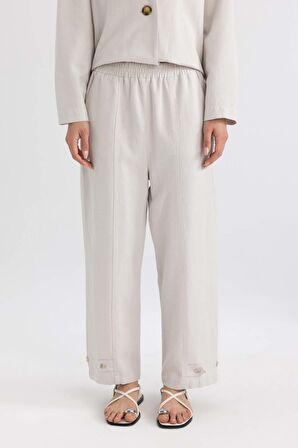 DeFacto Harem Keten Karışımlı Pantolon B7506AX24SPGR470