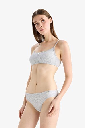DeFacto Ribana 3'lü Askılı Brief Külot-Fall in Love D6404AX25SPPN36