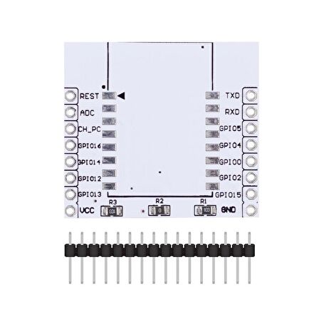 ESP8266 3.3V-5V Modülü için Bağlayıcı Kart