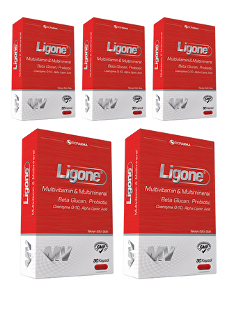  LİGONE BETA GLUCAN  30 KAPSÜL 5X