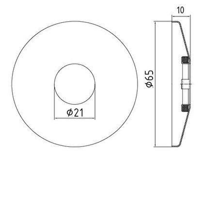 E.C.A Musluk Rozeti- Contalı 110721066