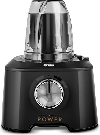 Karaca Mastermaid Power 10 in 1 Mutfak Robotu Black Blender Seti 2000w
