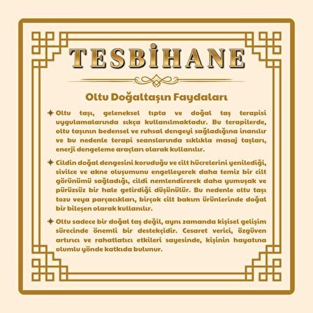 925 Ayar Gümüş Tuğra Püsküllü Gümüş İşlemeli Küre Kesim Rus Oltu Tesbih