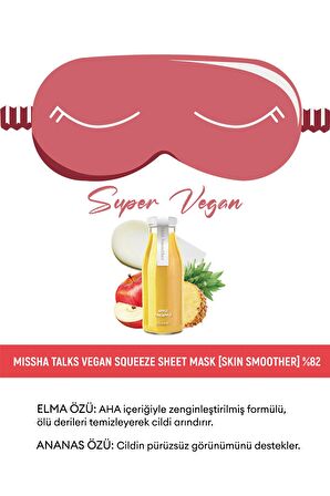 Pürüzsüz Görünüm Veren Vegan Uyku Maskesi 10g Talks Vegan  Pocket Sleeping Mask (Skin Smoother)