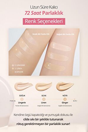 Kalıcı Kapatıcılık ve Yoğun Işıltı Sunan Fondöten Clio Kill Cover High-Glow Foundation (3 Linen)