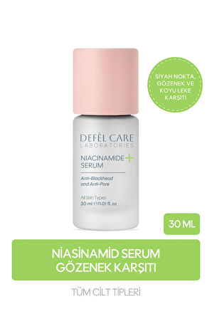Niacinamide Serum Siyah Nokta Gözenek ve Koyu Leke Karşıtı Cilt Serumu (30 ml)