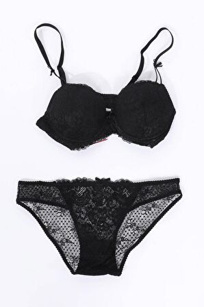 Pierre Cardin Kadın Balenli Destekli Push Up Sütyen Takımı