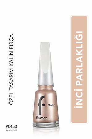 Flormar Oje Yeni Maxi Brush Pearly Pl450 Salmon Dust 9053032