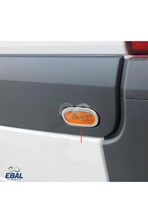 Mercedes Sprinter W906 Krom Yan Reflektör Çerçevesi 6 Prç. 2006-2018 Arası P.Çelik