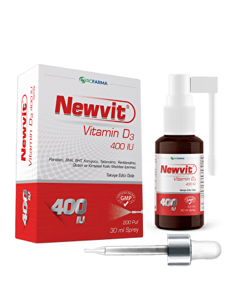 Newvit Vitamin D3 400 IU 30 ml