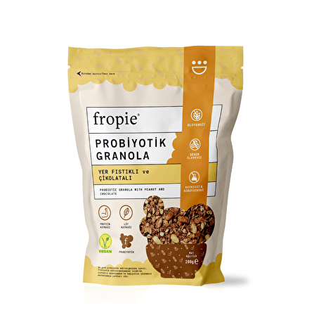 Probiyotik Granola - Yer Fıstığı & Çikolata 200 gr x 3 Adet