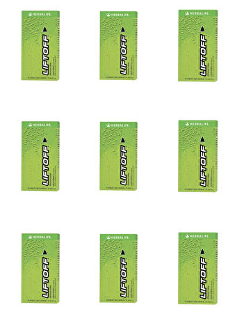 9 adet LiftOff® Efervesan İçecek Limon Aromalı