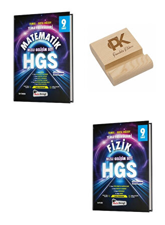 Kafa Dengi 9. Sınıf HGS Matematik ve Fizik Hızlı Gelişim Seti Tema Fasikülleri + Telefon Standı