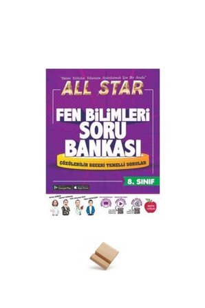 Newton LGS 2027 8. Sınıf All Star Fen Bilimleri Soru Bankası + Telefon Standı