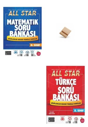 Newton LGS 2027 8. Sınıf All Star Matematik ve Türkçe Soru Bankası + Telefon Standı