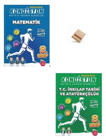 Newton LGS 2027 8. Sınıf Kondisyon Matematik ve İnkılap Haftalık Deneme + Telefon Standı