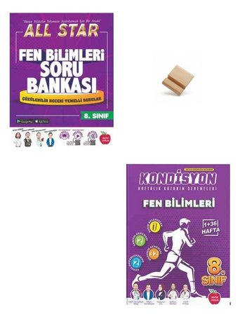 Newton LGS 2027 8. Fen Bilimleri All Star Sınıf Soru Bankası ve Kondisyon Deneme + Telefon Standı