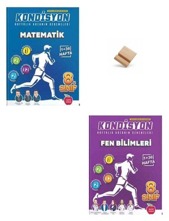 Newton LGS 2027 8. Sınıf Kondisyon Matematik ve Fen Bilimleri Haftalık Deneme + Telefon Standı
