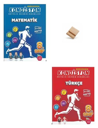 Newton LGS 2027 8. Sınıf Kondisyon Matematik ve Türkçe Haftalık Deneme + Telefon Standı
