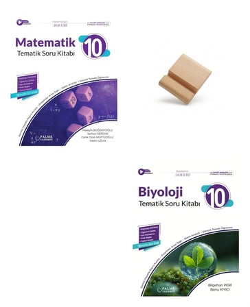 Palme 10. Sınıf 2027 Maarif Matematik ve Biyoloji Tematik Soru Bankası + Telefon Standı