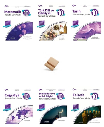 Palme 10. Sınıf 2027 Maarif Matematik Edebiyat Tarih Coğrafya Din ve Felsefe 6lı Sözel Soru Bankası + Telefon Standı
