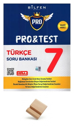 Bilfen 7. Sınıf Maarif Türkçe Protest Soru Bankası + Telefon standı
