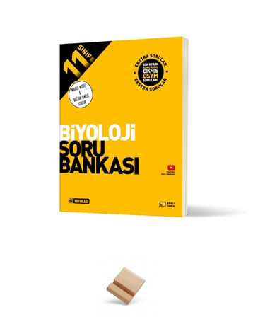 Hız 11. Sınıf Maarif Biyoloji Soru Bankası + Telefon standı