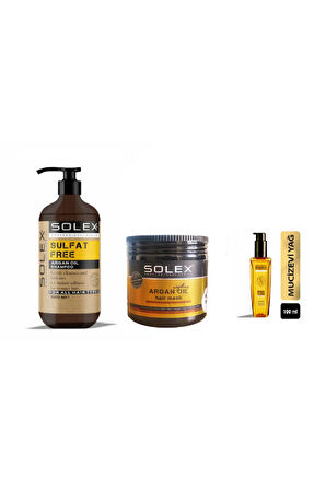 Professıonal Serıes Argan Saç Bakım Seti (Sülfatsız Sampuan 1000 ML+ Maske 500 ML + Serum 100 ML)