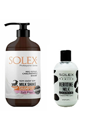 Tuzsuz Professıonal Serıes Milk Shake-Keçi Sütlü Şampuan 1.000 ml+ Saç Besleyici Keratin Sütü 250ML