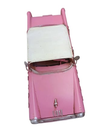 Büyük Boy Dekoratif Metal Klasik Otomobil (25x8 cm) - Retro Tasarım(dilediğiniz notu hediye paketi üzerine yazılı şeklinde gönderim yapılmaktadır)