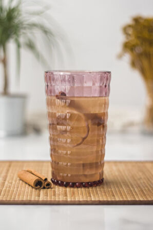 Allegra Mürdüm 6’lı Bardak Seti 750 ml Akrilik Malzeme - Cam Değildir Kırılmaya Dayanıklı