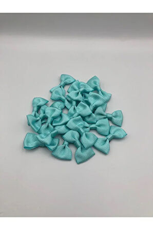 50 Adet Fiyonk Kurdele, 3 cm Papyon, Dekoratif, Süsleme,