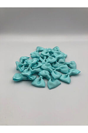 50 Adet Fiyonk Kurdele, 3 cm Papyon, Dekoratif, Süsleme,