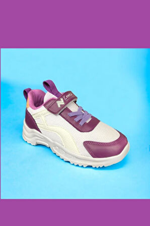 Ortopedik Cırtlı Lastikli File Unisex Kaliteli Yürüyüş Sneaker Çocuk Spor Ayakkabısı