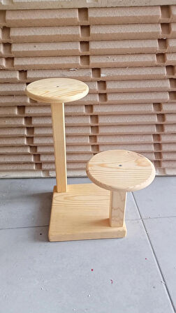 Ahşap saksı standı 