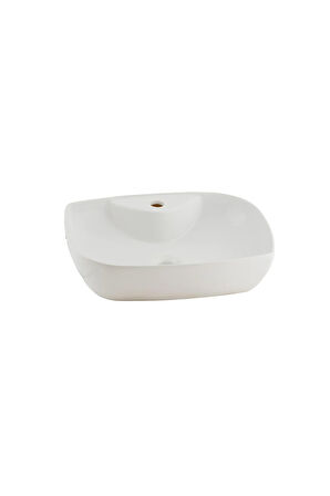 Dies Oval Beyaz Delikli Lavabo 50 Cm A002161h