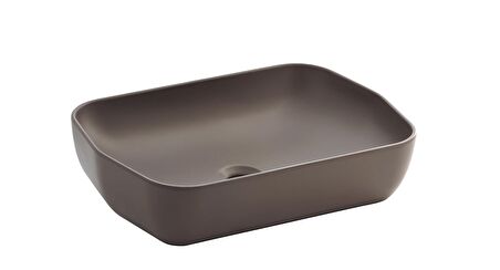 Lucida Mat Metalik Kahve 55 Cm Lavabo