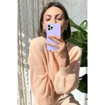 İphone 12 Pro Kılıf First Silikon - Mavi
