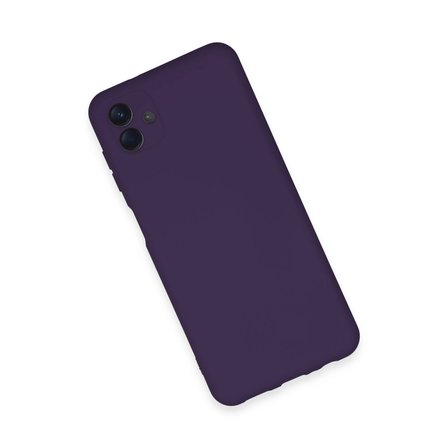 Samsung Galaxy A04e Kılıf Nano İçi Kadife Silikon - Mor