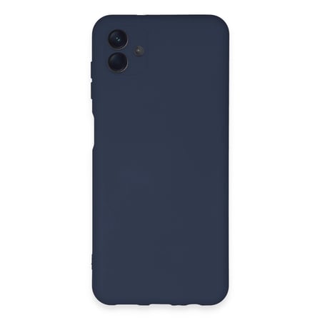 Samsung Galaxy A04e Kılıf Nano İçi Kadife Silikon - Lacivert